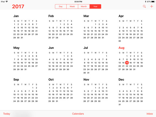 How to View Your iPad s Calendar dummies