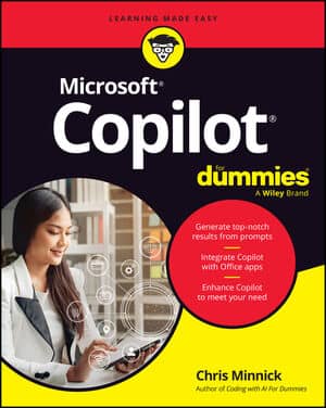 Microsoft Copilot For Dummies book cover