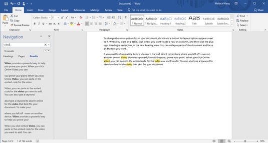 5 Ways To Find And Replace Text In Word 2019 Dummies