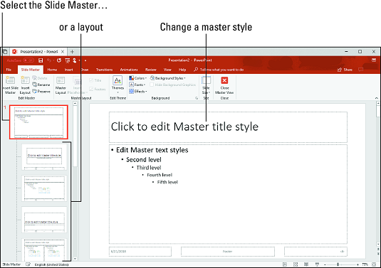 what is slide master in powerpoint