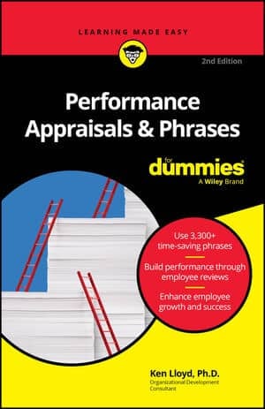 Performance Appraisals & Phrases For Dummies book cover