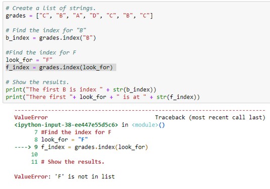 Python List Index Function Riset