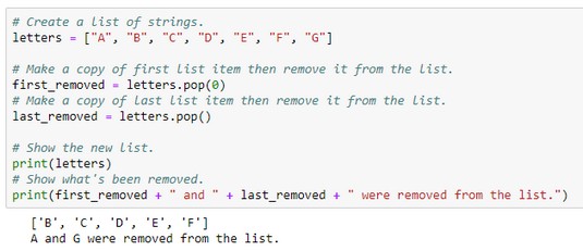 remove items from Python list