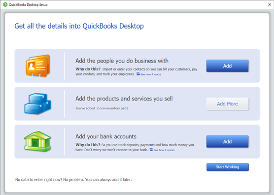 How to Run the QuickBooks Setup Wizard - dummies