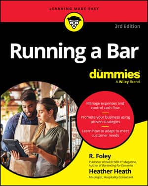 Running A Bar For Dummies book cover