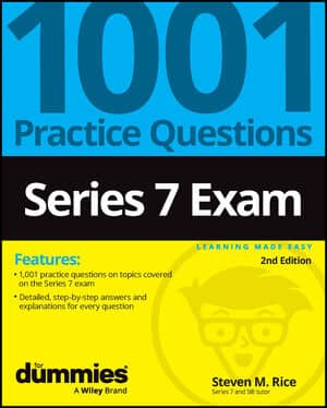 Series 7 Exam: 1001 Practice Questions For Dummies book cover