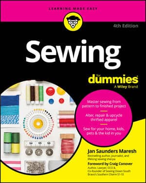 Sewing For Dummies book cover