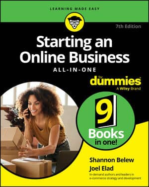 Starting an Online Business All-in-One For Dummies book cover