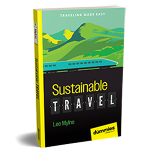 Sustainable Travel For Dummies 3D book cover